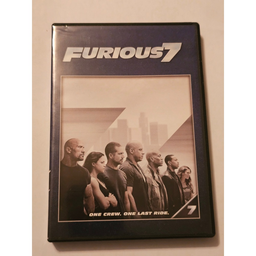 Furious 7 DVD 2015 Fast and Furious Action Movie Vin Diesel‎ Paul Walker PG-13